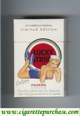 Lucky Strike Filter Coleen cigarettes hard box